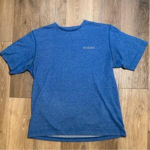 Columbia Men's Heathered Blue Short Sleeve Performance Tee